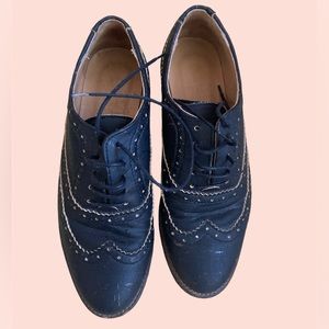 *HP* Rutz, black Oxford shoes, 38